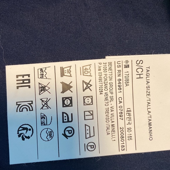 United Colors of Benetton jacket. Navy size S - Picture 4 of 6